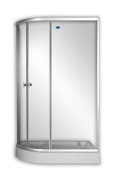 Aszimmetrikus zuhanykabin 80x120 JOBBOS